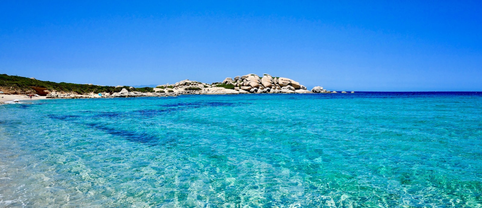 Turquoise water of the Gulf of Orosei